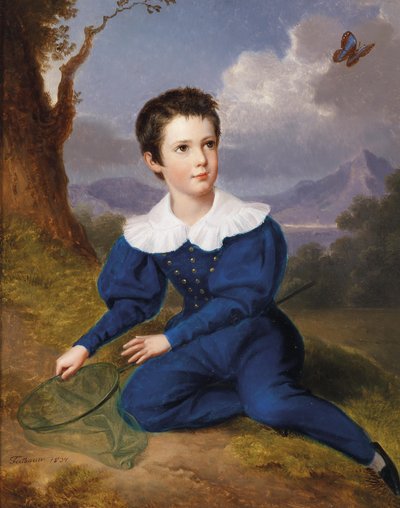 Portrait Maximilians Freiherr von Hammer-Purgstall (1834) von Leopold Fertbauer
